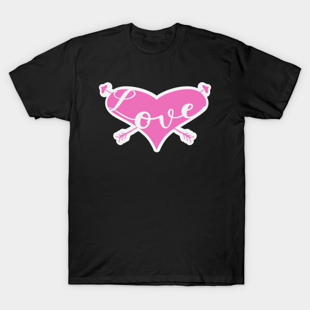 Love is Love Pink T-Shirt by Design_Lawrence